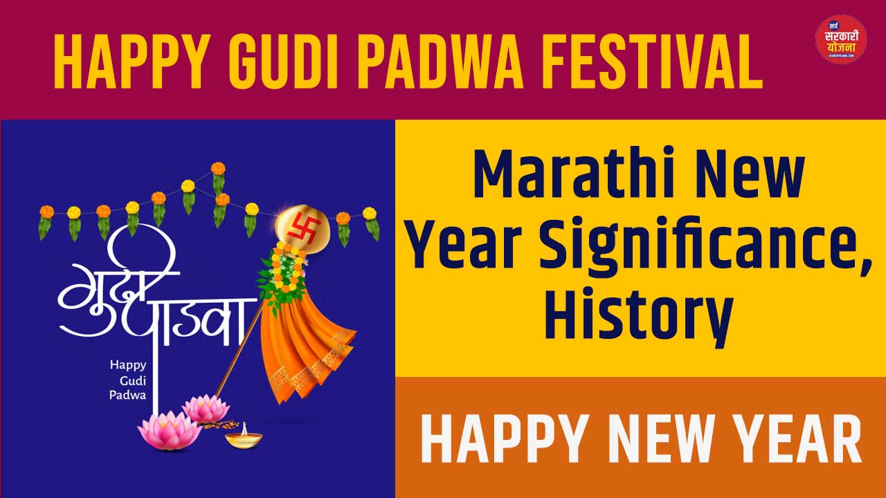 Happy Gudi Padwa Festival 2025 – Marathi New Year Significance, History in Marathi, English